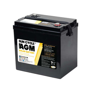 Go Power! 224Ah 6V Sun Cycle AGM Solar Battery - GP-AGM-224-6V