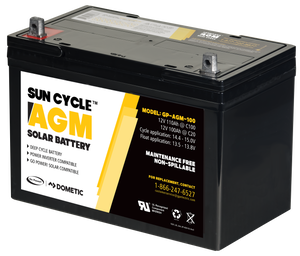 Go Power! 100Ah 12V Sun Cycle AGM Solar Battery - GP-AGM-100-12V