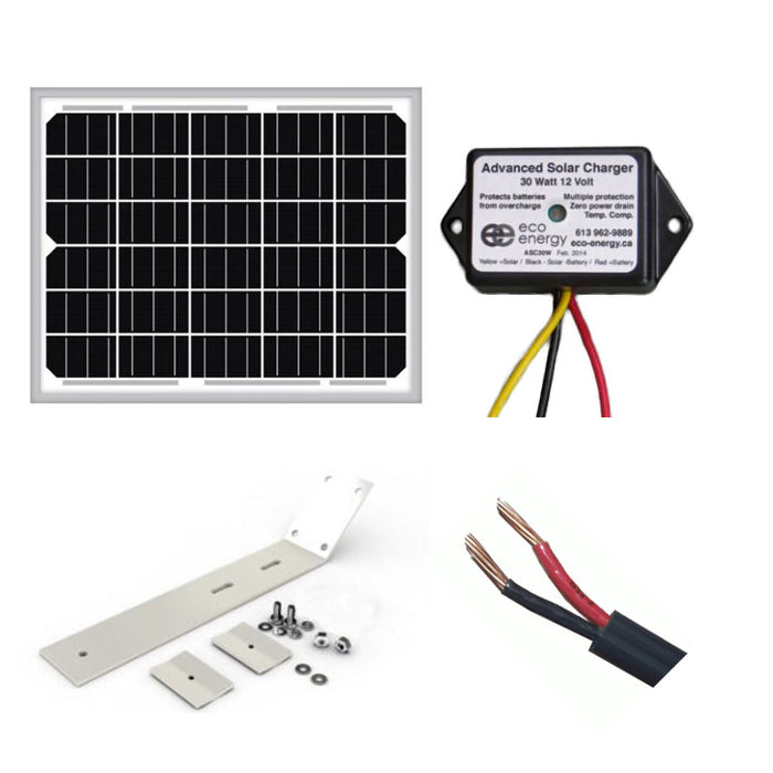 SPS Remote Solar Charging Kit 10W 12V