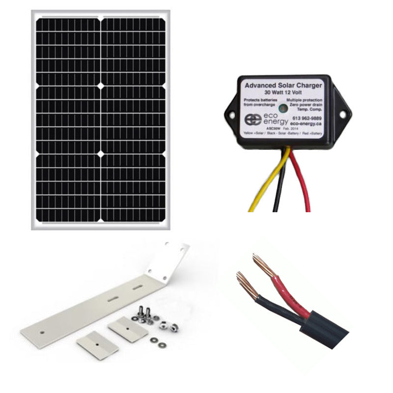 SPS Remote Solar Charging Kit 30W 12V