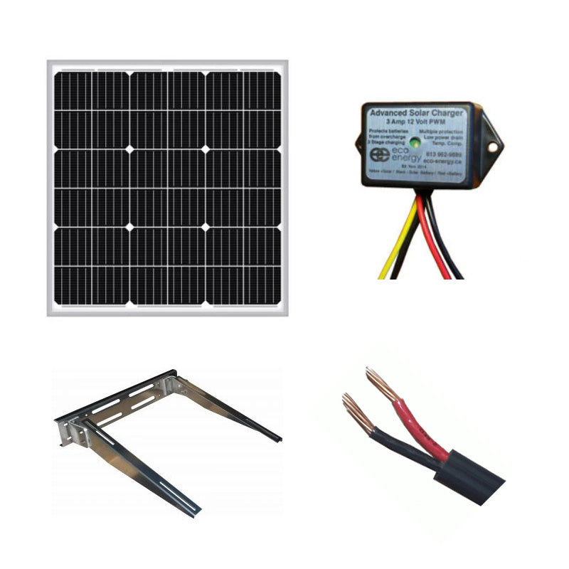 SPS Remote Solar Charging Kit 50W 12V